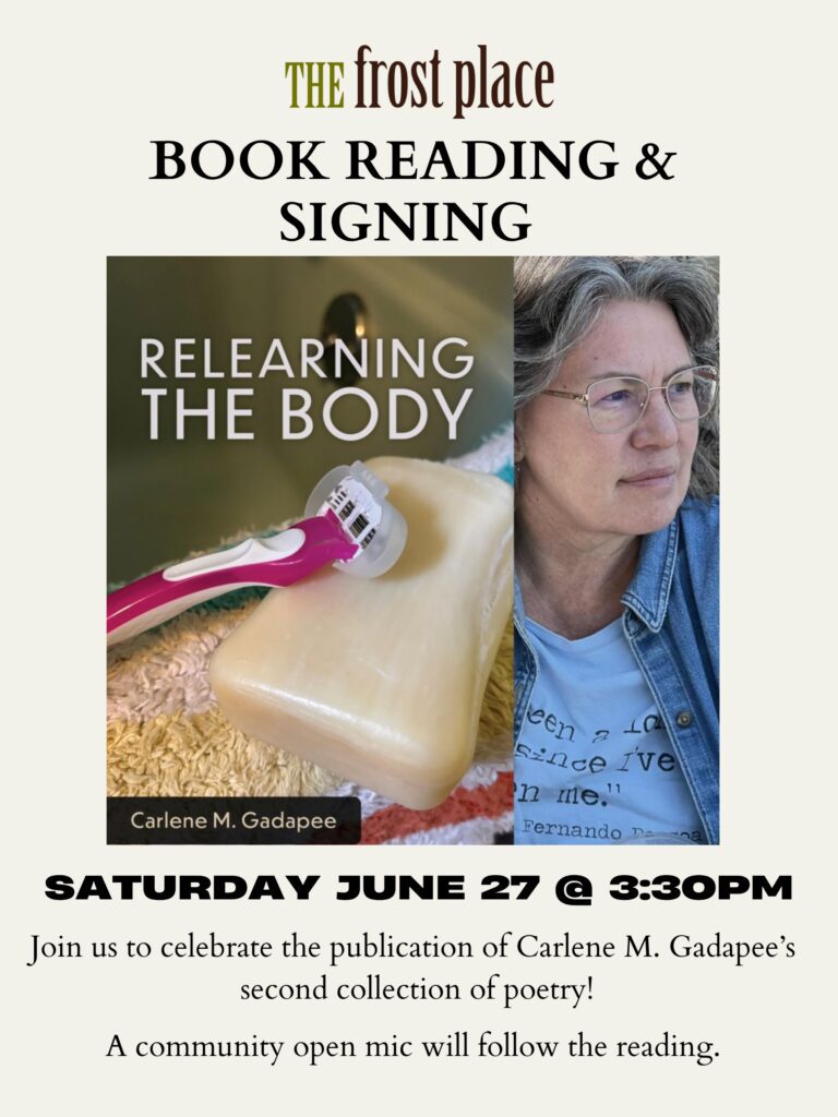 Relearning the Body book launch even 6/27