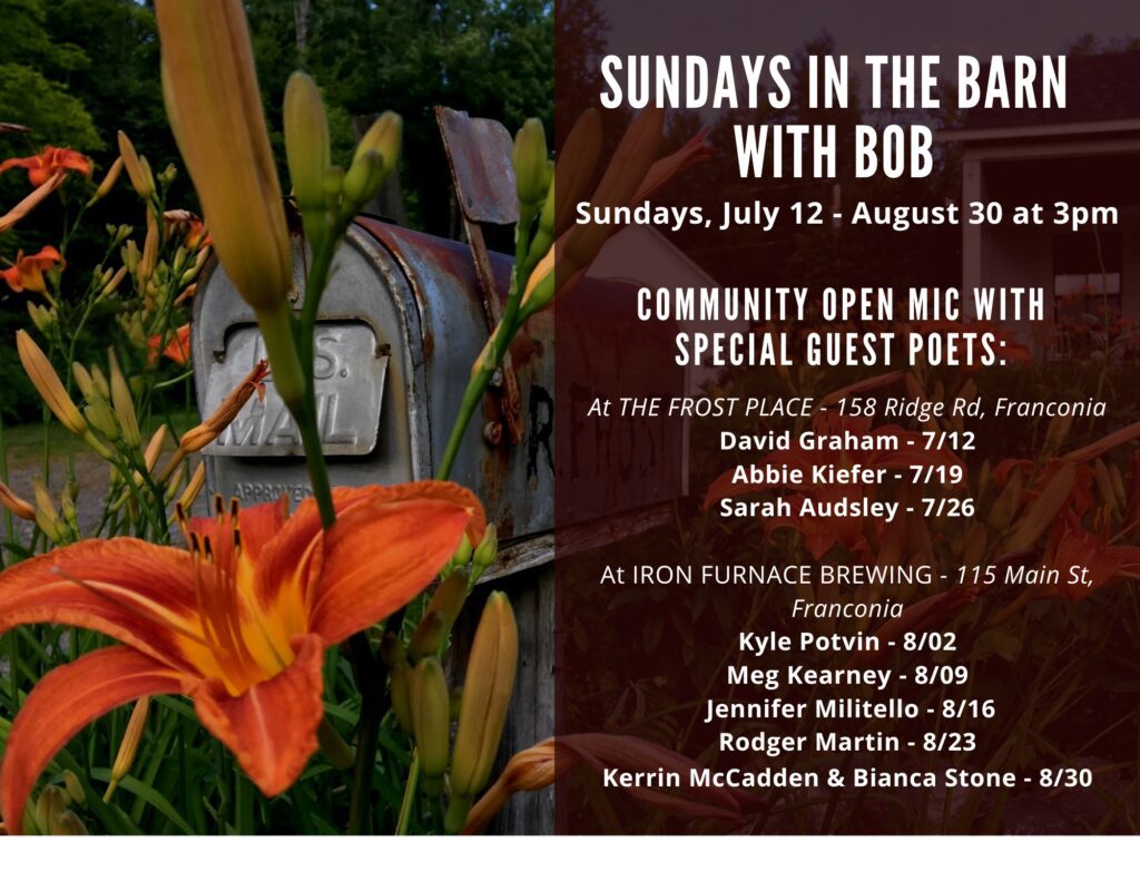 Sundays in the Barn with Bob schedule 2026